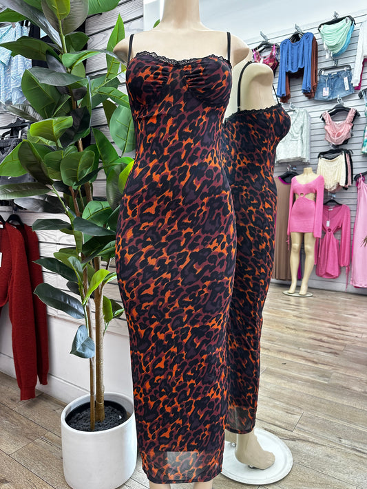 BRI CHEETAH MAXI DRESS