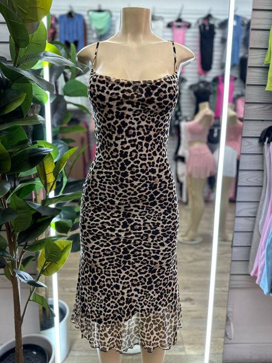 SANDRA LEOPARD DRESS