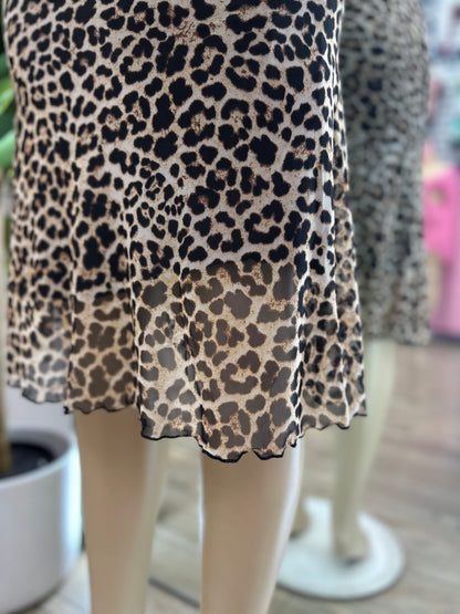 SANDRA LEOPARD DRESS