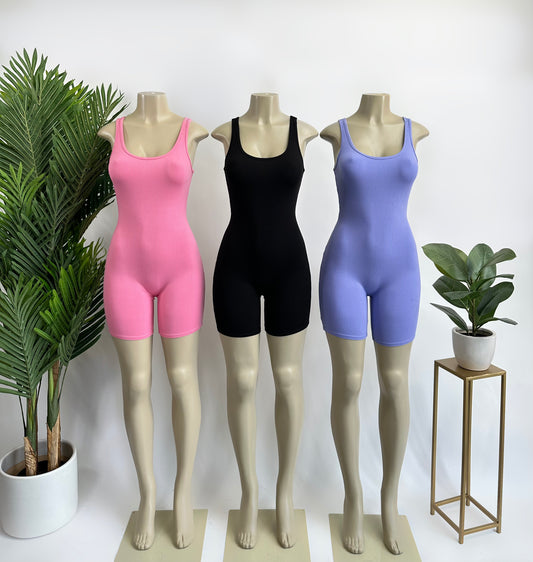 REMEDY SNATCHED TANK ROMPER